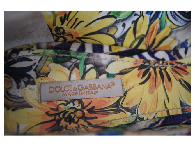 Décolleté Dolce & Gabbana Multicolore in Tessuto - vista 11