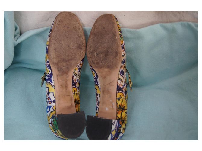 Décolleté Dolce & Gabbana Multicolore in Tessuto - vista 7