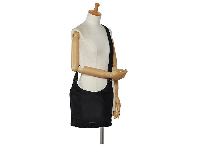 Prada Black Tessuto Messenger Bag - Ansicht 9