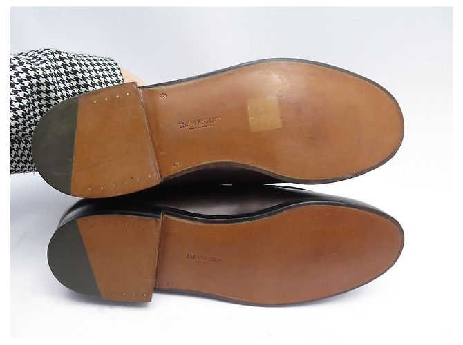 NUOVI MOCASSINI JM WESTON 180 6C 40 FORME DI SCARPE IN PELLE + MOCASSINI - vista 4