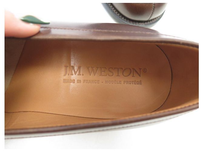 NUOVI MOCASSINI JM WESTON 180 6C 40 FORME DI SCARPE IN PELLE + MOCASSINI - vista 7