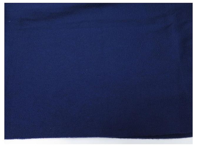 Hermès NEW HERMES PLAID CASHMERE WOOL BLUE CASHMERE WOOL BLANKET - view 4