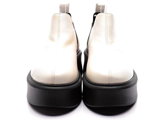The Row Robbin Ankle Boots Blue Leather - view 2