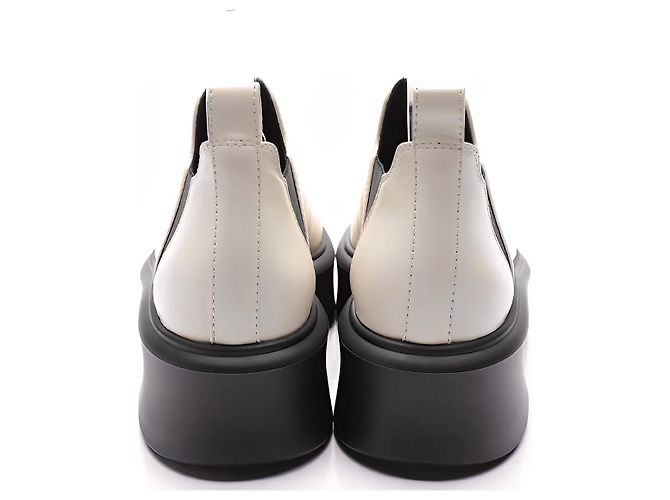 The Row Robbin Ankle Boots Blue Leather - view 3
