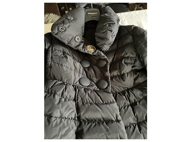 Abrigo de Plumas Moncler Negro XS - vista 5
