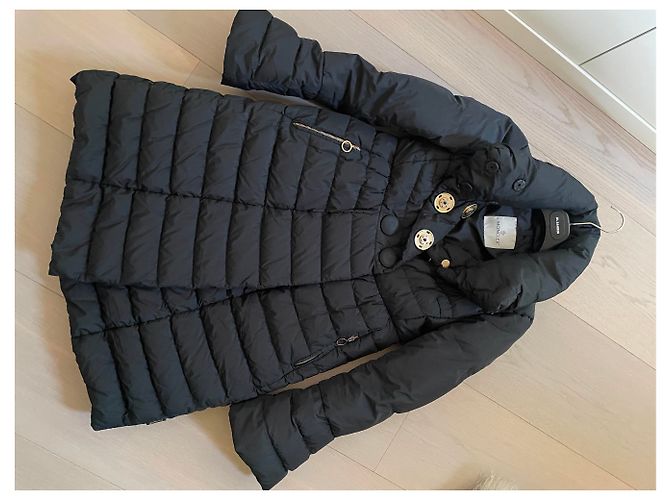 Abrigo de Plumas Moncler Negro XS - vista 6