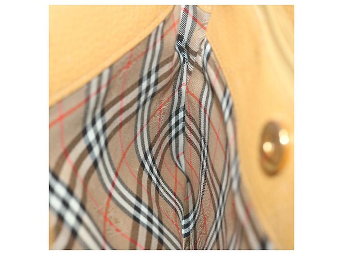 Autre Marque Burberrys Einkaufstasche Leder Beige Auth fm3177 - Ansicht 17