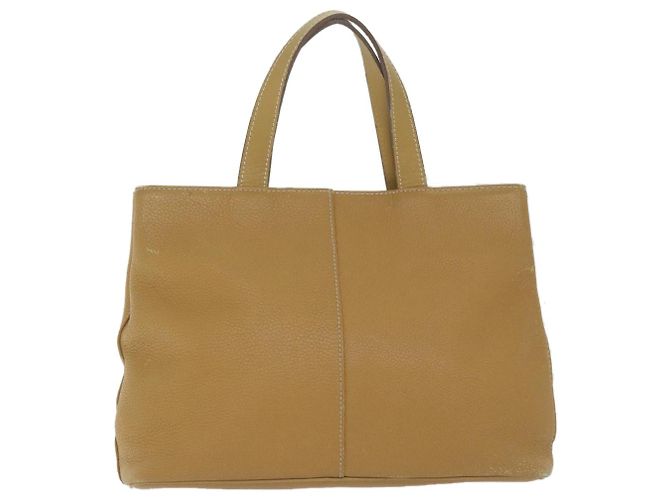 Autre Marque Burberrys Einkaufstasche Leder Beige Auth fm3177 - Ansicht 2