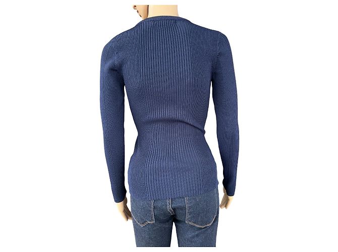 Karen Millen Pullover blau Viscose XS - Ansicht 2