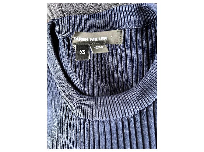 Karen Millen Pullover blau Viscose XS - Ansicht 3