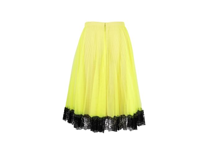 Falda de tul plisada de Christopher Kane Verde - vista 2