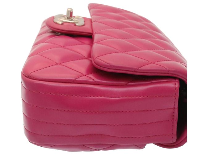 Coco rain CHANEL Matelasse Coco Borsa a tracolla con catena foderata antipioggia Lamb Skin Pink Auth 29191UN Rosa - vista 3