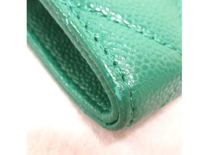 Chanel Catena per carte con risvolto CC Caviar AP2727 - vista 10