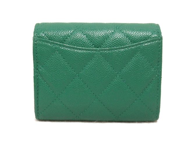 Chanel Catena per carte con risvolto CC Caviar AP2727 - vista 2
