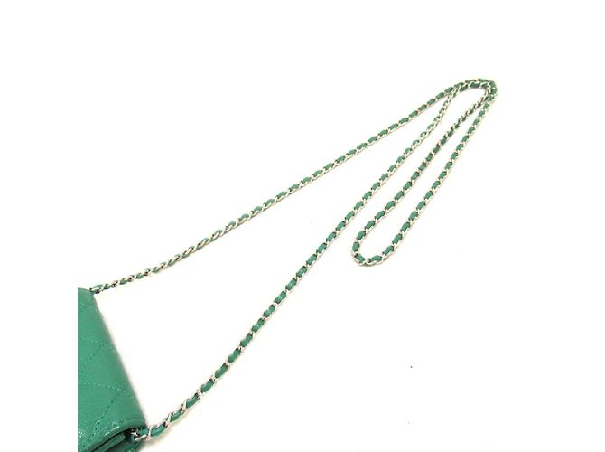 Chanel Catena per carte con risvolto CC Caviar AP2727 - vista 9
