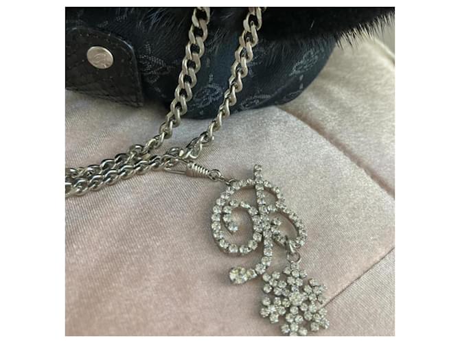 Borsa a secchiello con monogramma Blumarine Nero - vista 2