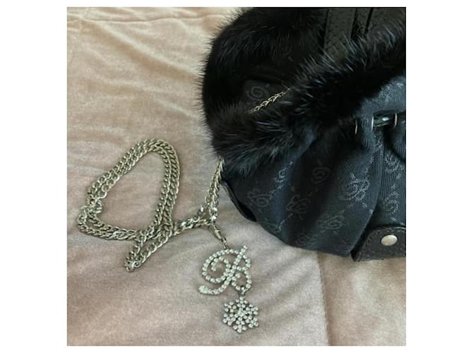 Borsa a secchiello con monogramma Blumarine Nero - vista 3
