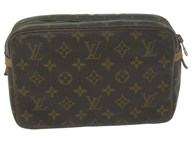 Louis Vuitton Monogram Compiegne 23 Pochette M51847 LV Auth em5735 Monogramma - vista 2