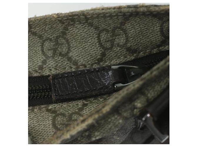 GUCCI Borsa a spalla GG Supreme PVC Beige 141626 Aut5746 - vista 16