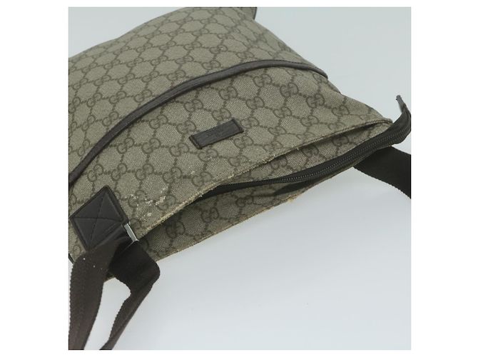 GUCCI Borsa a spalla GG Supreme PVC Beige 141626 Aut5746 - vista 6