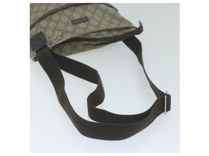GUCCI Borsa a spalla GG Supreme PVC Beige 141626 Aut5746 - vista 8