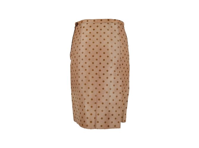 Falda de lunares Moschino Cheap and Chic Castaño - vista 3