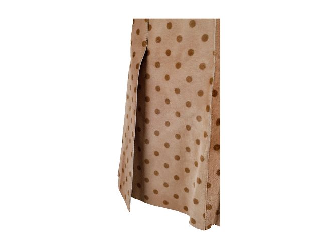 Falda de lunares Moschino Cheap and Chic Castaño - vista 5