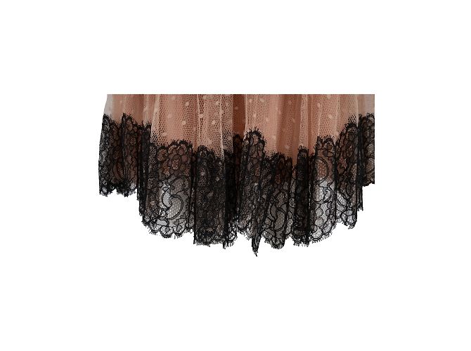 Falda de tul con ribetes de encaje de Red Valentino Rosa - vista 5