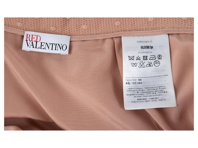 Falda de tul con ribetes de encaje de Red Valentino Rosa - vista 6