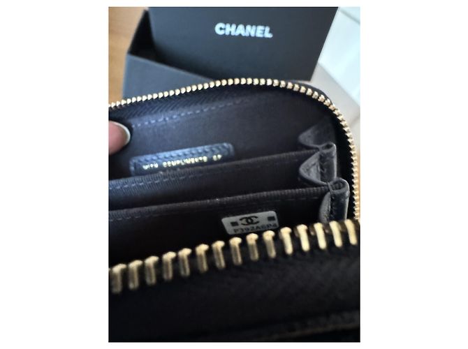 Chanel Spade & Heart VIP-Geschenkbrieftasche Marineblau - Ansicht 7