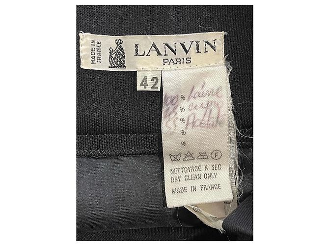 Faldas LANVIN T.FR 42 Lana Negro - vista 4