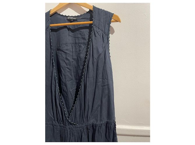 ISABEL MARANT ETOILE Vestidos T.Internacional S Algodón Azul - vista 2