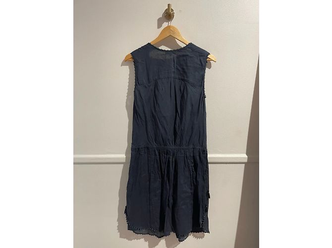 ISABEL MARANT ETOILE Vestidos T.Internacional S Algodón Azul - vista 3