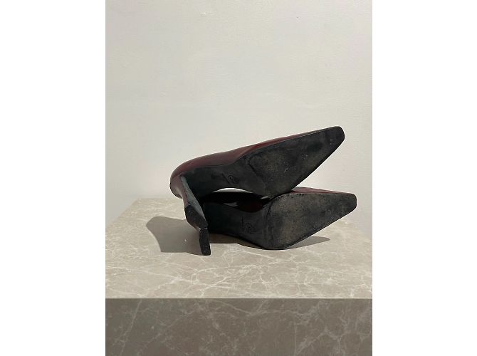 CHANEL Absätze T.EU 37 Lackleder Bordeaux - Ansicht 7