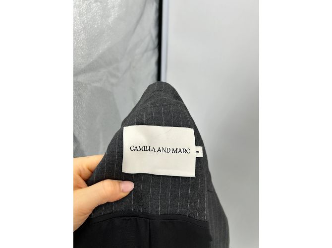 Autre Marque Camilla And Marc Jacken T.FR 36 Wolle Grau - Ansicht 6