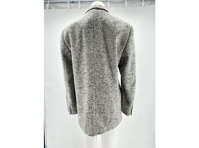 Autre Marque Non Signé / Unsigned jackets T.FR Taille Unique Wool Grey - view 2