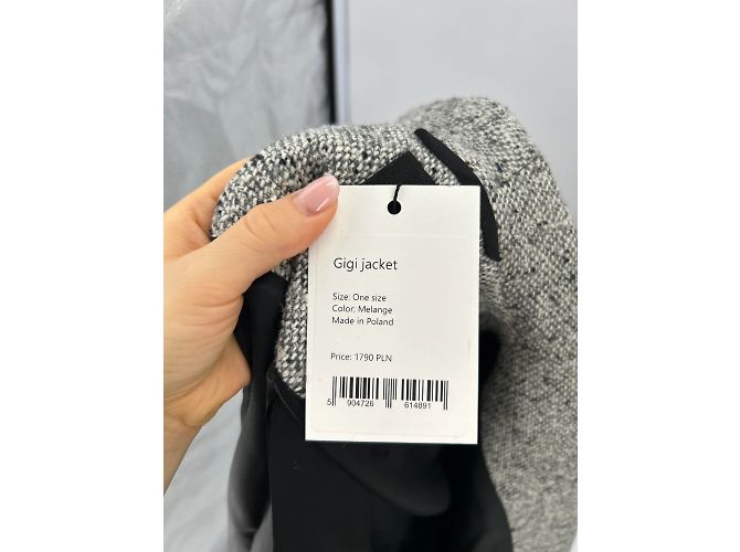 Autre Marque Non Signé / Unsigned jackets T.FR Taille Unique Wool Grey - view 6
