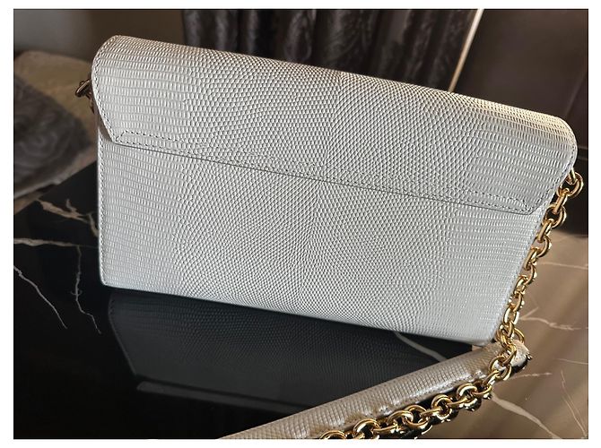 Borsa a mano Dolce & Gabbana in pelle beige - vista 4