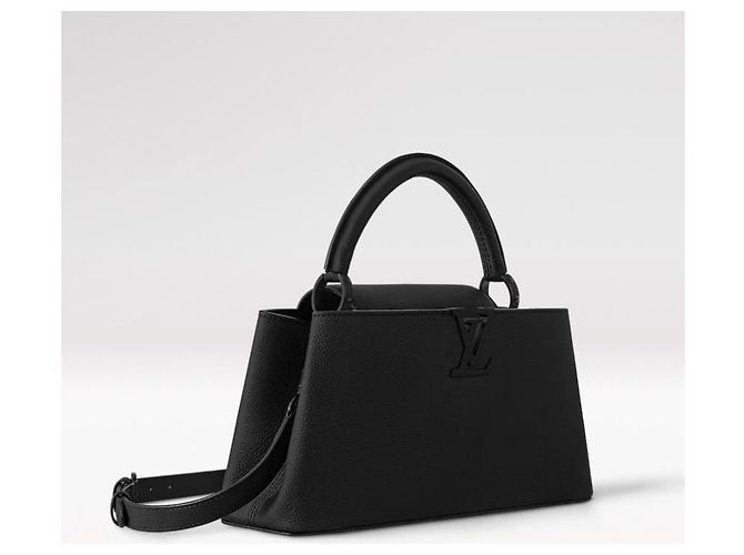 Louis Vuitton LV Capucines Este-Oeste MM Negro - vista 3