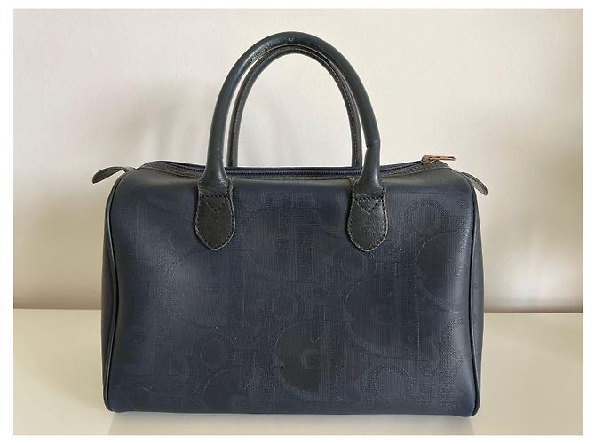 Christian Dior DIOR BOSTON BOWLING Blu navy - vista 3