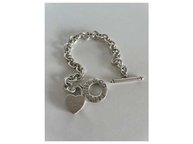 Bracciale in argento Tiffany & Co con lucchetto - vista 11