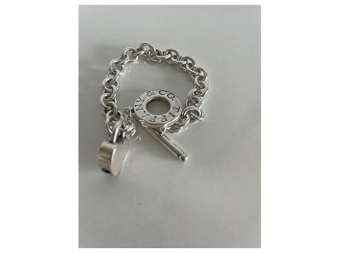 Bracciale in argento Tiffany & Co con lucchetto - vista 12