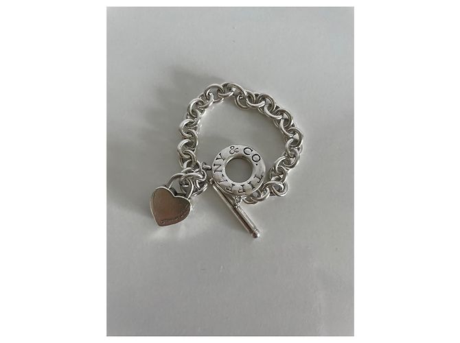 Bracciale in argento Tiffany & Co con lucchetto - vista 13