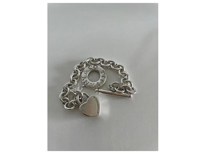 Bracciale in argento Tiffany & Co con lucchetto - vista 2
