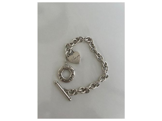 Bracciale in argento Tiffany & Co con lucchetto - vista 7