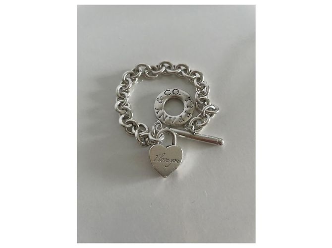 Bracciale in argento Tiffany & Co con lucchetto - vista 8