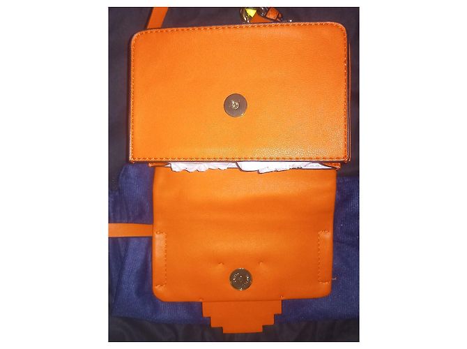 Borsa Trussardi Jeans arancione a tracolla / a tracolla - vista 4