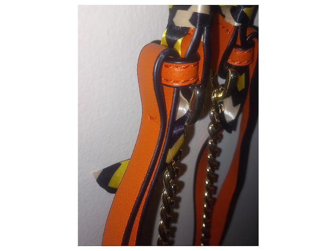 Borsa Trussardi Jeans arancione a tracolla / a tracolla - vista 7