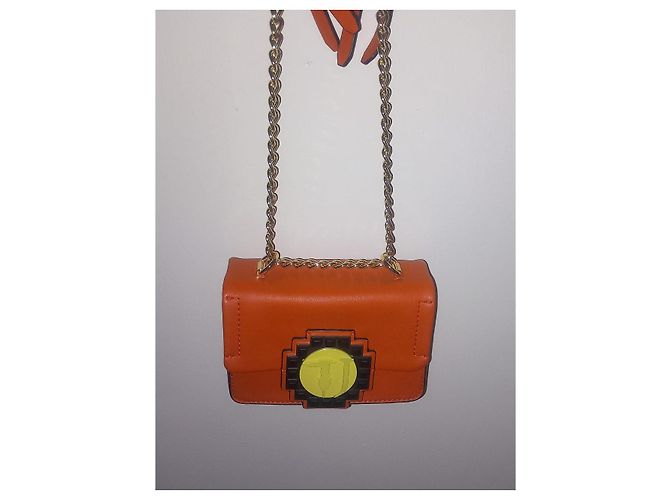 Borsa Trussardi Jeans arancione a tracolla / a tracolla - vista 8