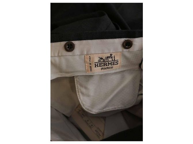 Hermès Wollhosen Grau - Ansicht 5